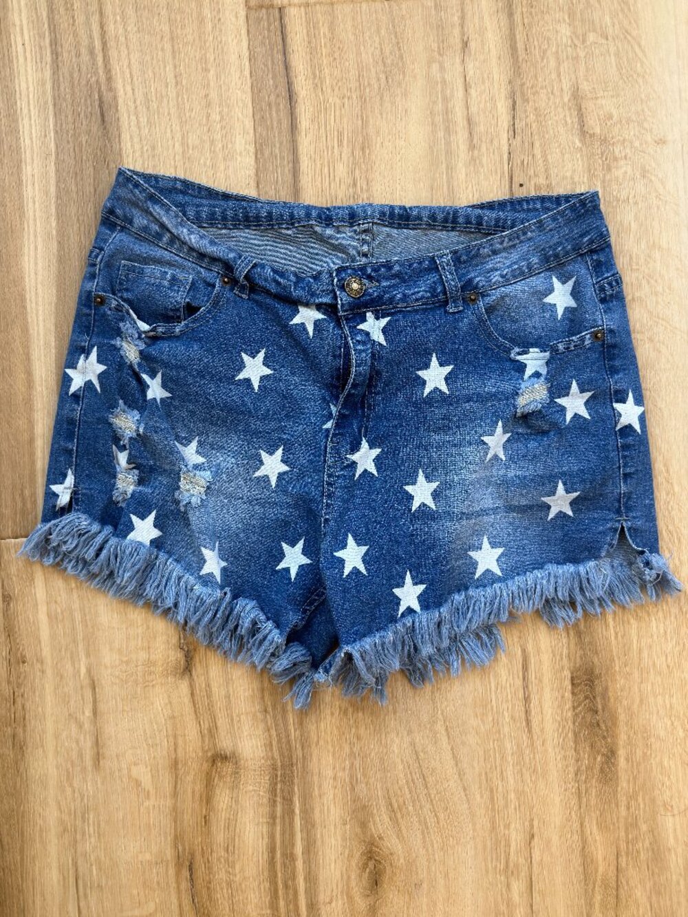 Denim Star Shorts